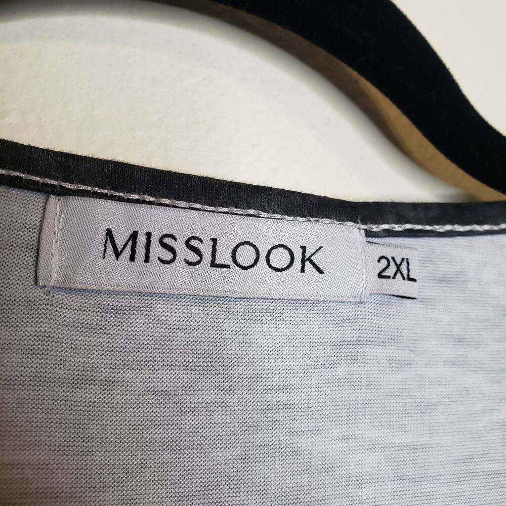 Misslook| Multicolored Design Pullover Top - image 3